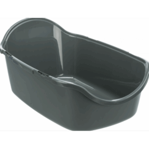 TRIXIE Cassetta igienica Vico - Coperchio - Riciclato - 40 × 40 × 56 cm - Antracite e grigio-verde