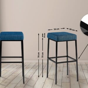Barhocker Montreal B80 Stoff