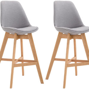 2er Set Barhocker Cannes Stoff natura