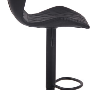 Barhocker Cork Kunstleder schwarz
