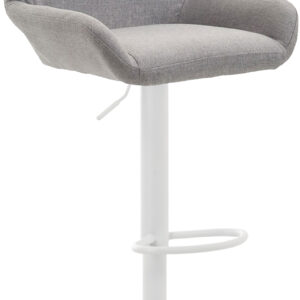 Barhocker Braga Stoff weiß