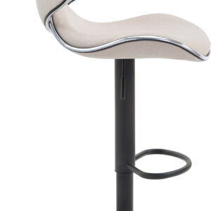 Barhocker Las Vegas V2 Stoff  schwarz