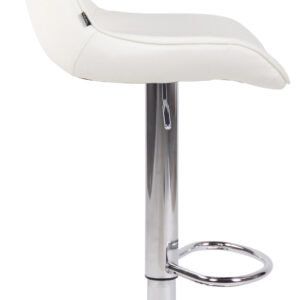 Barhocker Lentini Kunstleder chrom