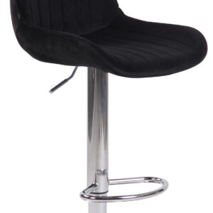 Barhocker Lentini Samt chrom