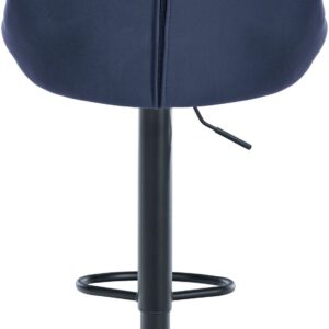Barhocker Lazio Samt schwarz