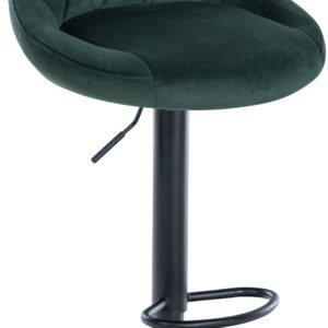 Barhocker Lazio Samt schwarz