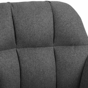 Barhocker Natoma Stoff schwarz