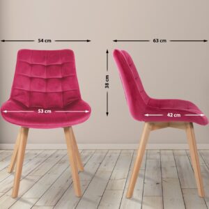 2er Set Stühle Brook Samt