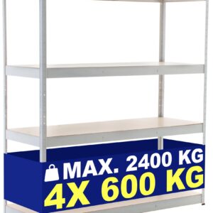 Schwerlastregal 160x60x180 cm