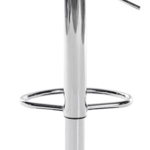 2er Set Barhocker Ponte Samt chrom