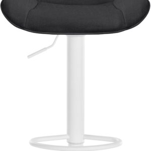 Barhocker Vonore Stoff weiß