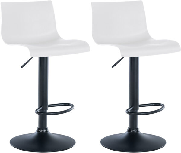 2er Set Barhocker Branford Kunststoff