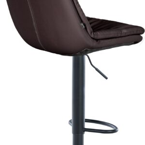 Barhocker Laurel Kunstleder schwarz