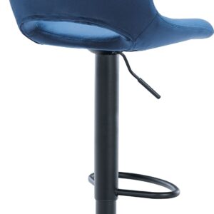 Barhocker Camden Samt schwarz