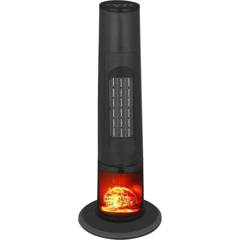 TERMOVENTILATORE Ardes RISCALDATORE A TORRE OSCILLANTE ATMO AR4P22FP NERO