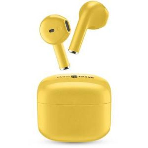 Auricolari Cellularline MS Swag TWS BT Giallo