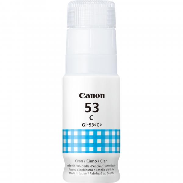 INK CANON GI-53 C Ciano Flacone da 60ml 3.700PP x PIXMA G550 G650