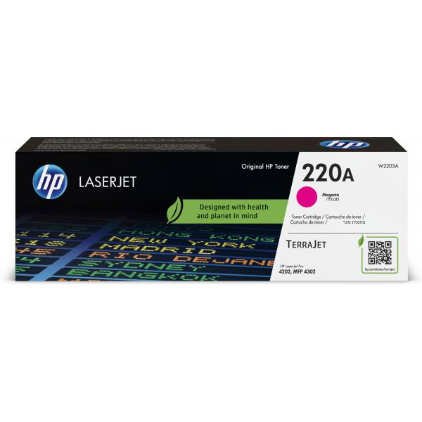 TONER HP W2203A N.220a Magenta 1.800PP x M4302fdw M4302dw M4302fdn M4202dn M4202dw
