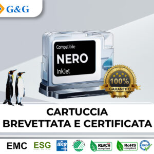 INK G&G HP 302XL K 18ML RIGENERATO