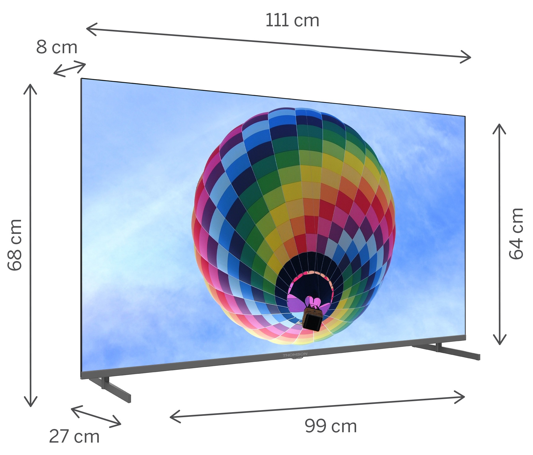 TV 50 THOMSON UHD  SMART 4K QLED T2/C2S2 GOOGLE TV