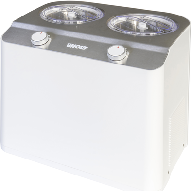 UNOLD Eismaschine Doppio bianco 48830 - Weiß (48830)