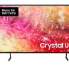 Samsung 108 cm LED-Fernseher, 43 Zoll, Auflösung: 3.840x2.160 Pixel, 4K Ultra HD, H.265 HEVC, Crystal [Energieklasse G] (GU43DU7199UXZG)