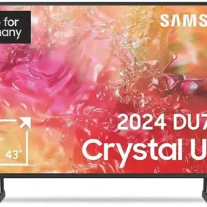 Samsung GU-75DU7199 LED-Fernseher 189 cm (75 Zoll), schwarz, UltraHD/4K, SmartTV, HDR 10+, WLAN, Bluetooth (GU75DU7199UXZG)