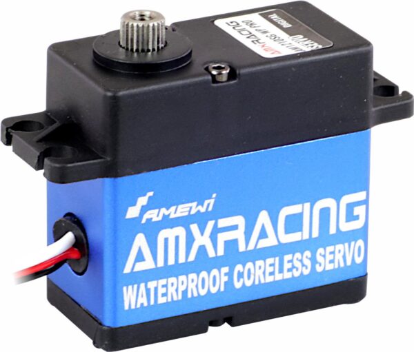 Amewi Standard-Servo AMXRacing AM1210SG WP PRO Analog-Servo Getriebe-Material: Stahl (28455)
