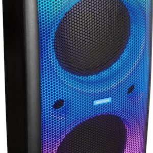MEDION LIFE P61080 Partylautsprecher - tragbares Bluetooth Soundsystem - verschiedene Lichteffekte - satter Sound - True Wireless Stereo Funktion - 2 x 45 W RMS (50075295)