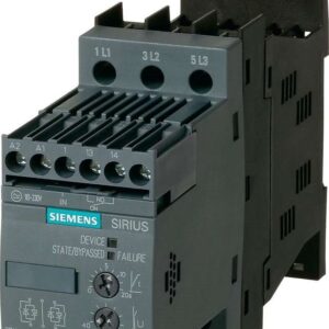 Siemens Sanftstarter Motorleistung bei 400 V 7.5 kW Motorleistung bei 230 V 4 kW 400 V/AC Nennstrom 17.6 A 3RW3018 (3RW3018-1BB14)