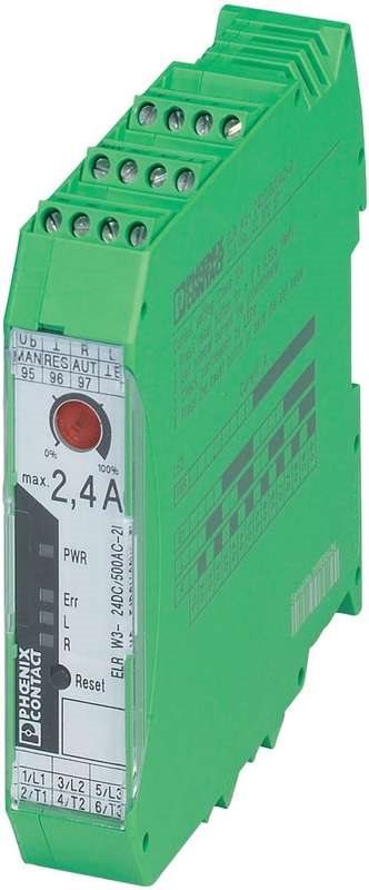Phoenix Contact 4-in-1" Halbleiter-Wendeschütz CONTACTRON ELR W3-24DC/500AC-2I Last-Strom 2.4 A Schaltspannung 42 - 550 (2297031)