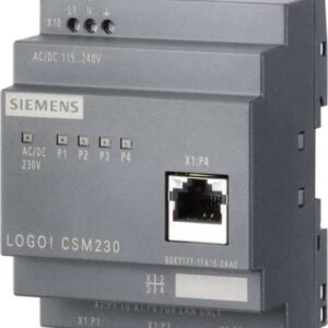 Siemens LOGO! CSM12/24 - Grau - 0,1 Gbit/s - Verkabelt - 10/100Base-T(X) - 12 - 24 V - 190 g (6GK7177-1MA20-0AA0)