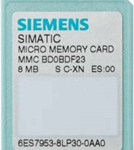 Siemens ET200S, MMC 8 Mbyte (6ES7953-8LP31-0AA0)