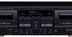 Teac W-1200 - Doppelkassettendeck - Schwarz