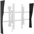 Chief FCA106 - Montagekomponente (zweiseitige Abdeckung) für flat panel - Schwarz - Wandmontage