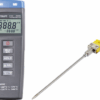 VOLTCRAFT K102 + TP 203 Temperatur-Messgerät -200 bis +1370 °C Fühler-Typ K