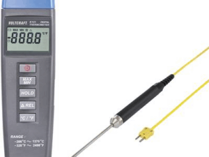 VOLTCRAFT K101 + TP 207 Temperatur-Messgerät -200 bis +1370 °C Fühler-Typ K