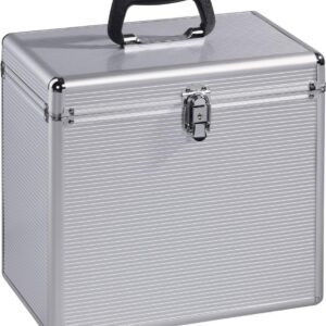 Hama 00181435 Tasche für Speichermedien Aktenkoffer mit Mikrorillen Silber (00181435)
