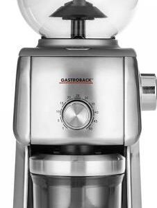 Gastroback Design Advanced Plus Kaffeemühle 130 W Schwarz - Edelstahl (42642)