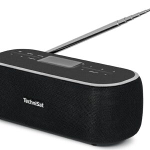 TechniSat DigitRadio BT1 - Tragbares DAB-Radio - 6 Watt - Schwarz