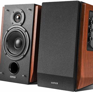 Edifier R1700BT - Lautsprecher - Bücherregal - kabellos - 66 Watt (Gesamt) - zweiweg - Wood Grain (R170BT brown)