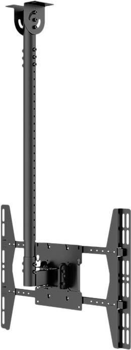 HAGOR PLD series Large Single - Befestigungskit (Deckenmontage) - für LCD-Display - Schwarz - Bildschirmgröße: 124-165 cm (49"-65") - Montageschnittstelle: bis zu 600 x 400 mm