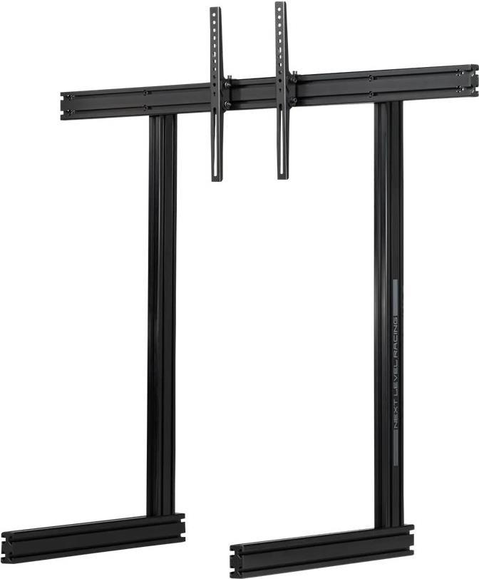Next Level Racing Elite - Aufstellung - für Monitor - eloxiertes stranggepresstes Aluminium, pulverbeschichteter Kohlenstoffstahl - Schwarz - Bildschirmgröße: 53,3-165,1 cm (21"-65") - freistehend (NLR-E035)