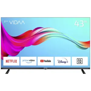 Dyon SMART 43 VX LED-TV 108 cm 109,20cm (43")  DVB-S2, DVB-C, DVB-T2, CI+, Full HD, Smart TV, WLAN Schwarz [Energieklasse E] (D800218)