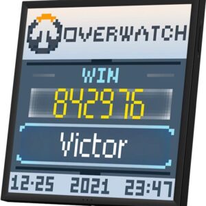 Divoom Pixoo64 Digitaler Bilderrahmen Schwarz WLAN (6958444603780)
