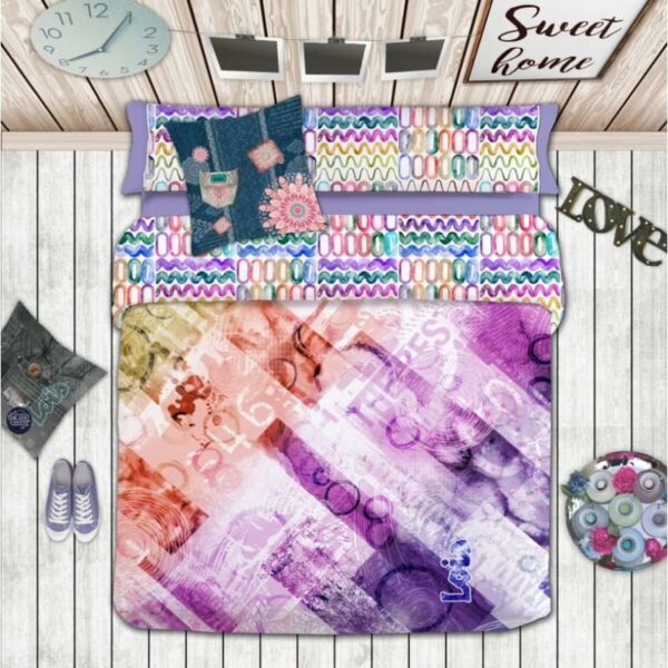 Set di copripiumino Lois JASON P. Malva Singolo 150 x 230 cm 3 Pezzi