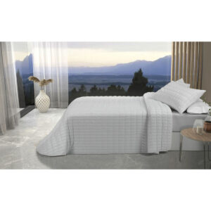 Trapunta Pierre Cardin ONDAS Bianco Ala francese (3 Pezzi)