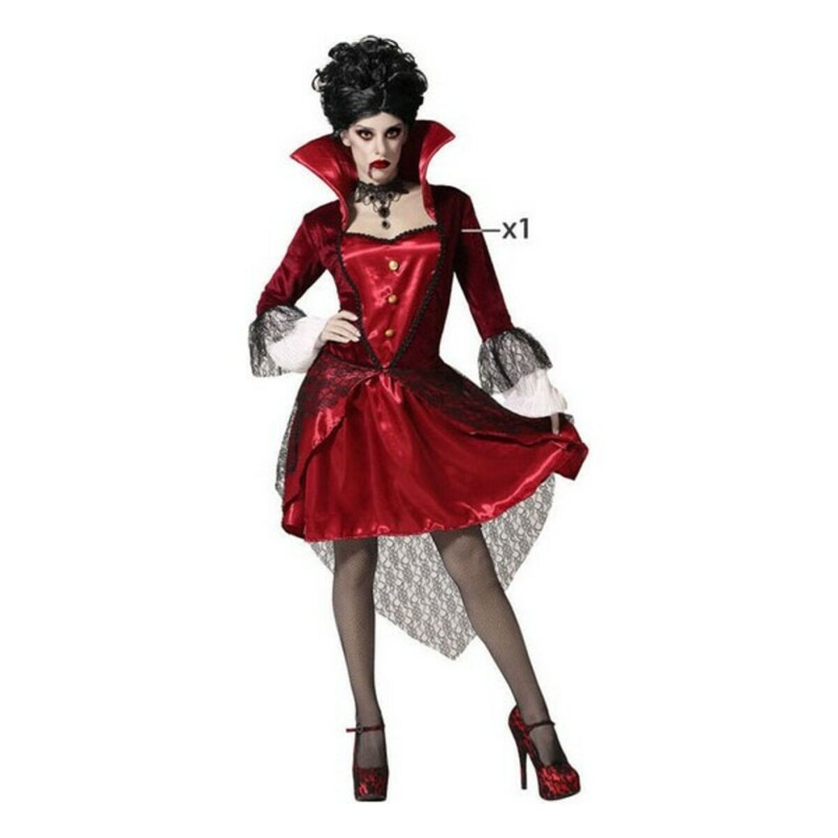 Costume per Adulti Vampiro Donna Taglia:XL