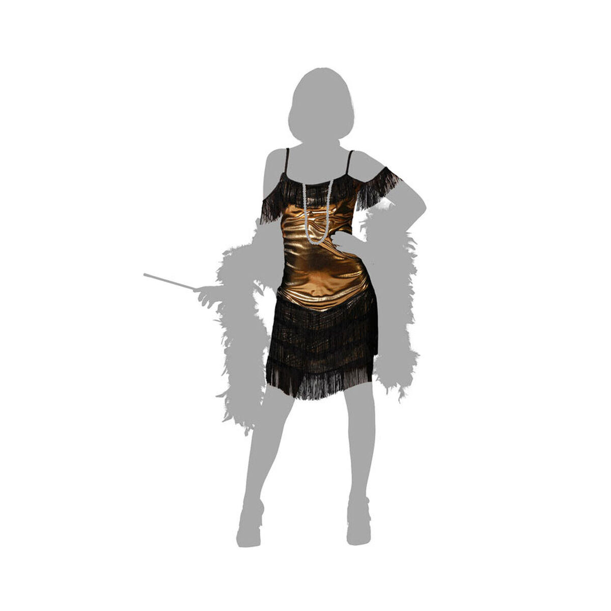 Costume per Adulti Showgirl Donna Taglia:XS/S
