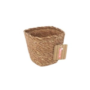 Cestino Multiuso Privilege   Marrone vimini Quadrato 12 x 12 x 11 cm (36 Unità)